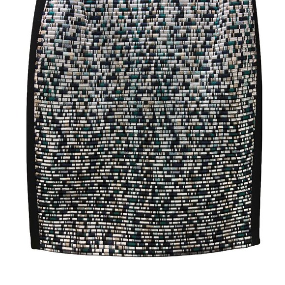 BOSS HUGO BOSS "Votina" jacquard silk blend skirt -SZ 4 - Picture 3 of 16